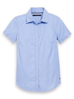 Tommy Hilfiger Women Short Sleeve Cotton Shirt / NWT - Size S